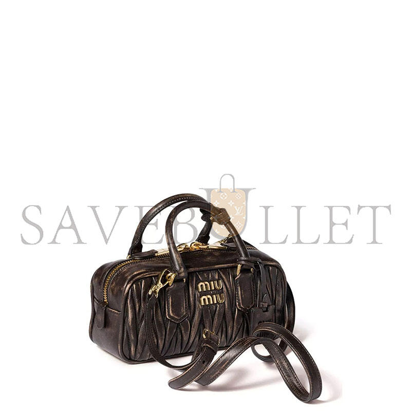 MIU MIU ARCADIE MATELASSÉ NAPPA LEATHER BAG 5BB142 (22*10.5*7.5cm)